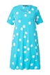 Midi šaty, puntíky, A střih, kapsy, kulatý výstřih, krátké rukávy