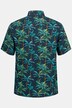 Overhemd, korte mouwen, bloemenprint, button-down kraag, Cubaanse fit