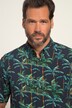 Overhemd, korte mouwen, bloemenprint, button-down kraag, Cubaanse fit
