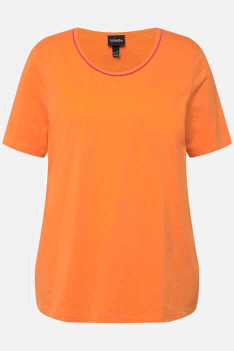 Pyjama, zweifarbig, Rundhals, Halbarm, Taschen