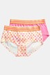 Pantys, 2er-Pack, Streifenbund, uni/gemustert