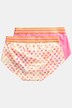 Pantys, 2er-Pack, Streifenbund, uni/gemustert