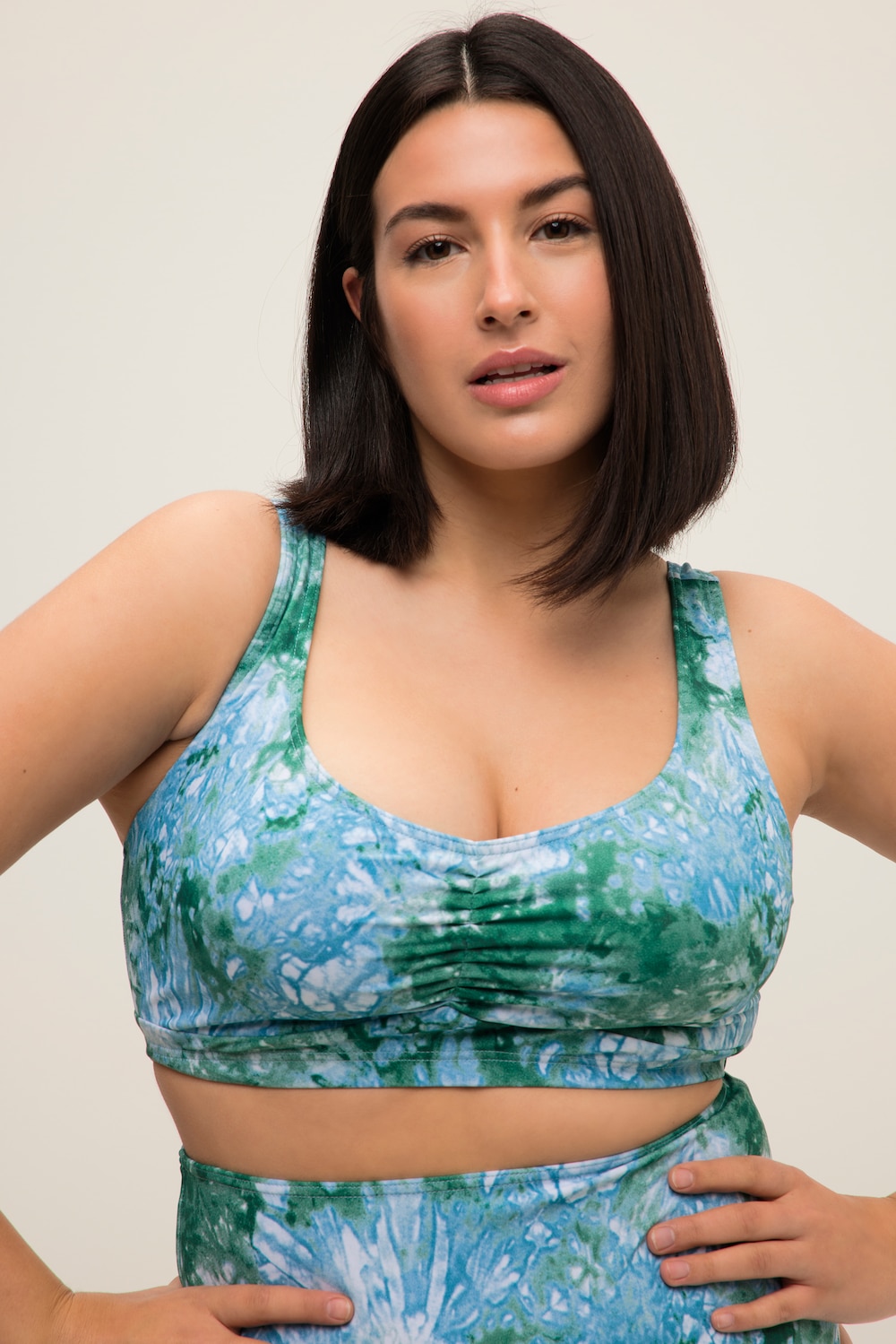 Grote Maten Bikini top, Dames, turquoise, Maat: 52, Polyester/Synthetische vezels/Elastaan, Studio Untold