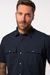Chemise en jersey à manches courtes, col Kent et coupe Modern Fit