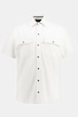 Jersey overhemd, korte mouwen, kentkraag, modern fit