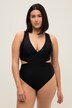 Badeanzug, Softcups, Cut-Outs, Bikini-Rückseite
