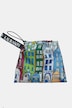 Funktions-Regencape, Unisex, Print, Kapuze
