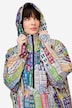 Funktions-Regencape, Unisex, Print, Kapuze