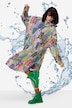 Funktions-Regencape, Unisex, Print, Kapuze