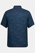 Viscose shirt, short sleeve, button-down collar, boxy fit, floral print