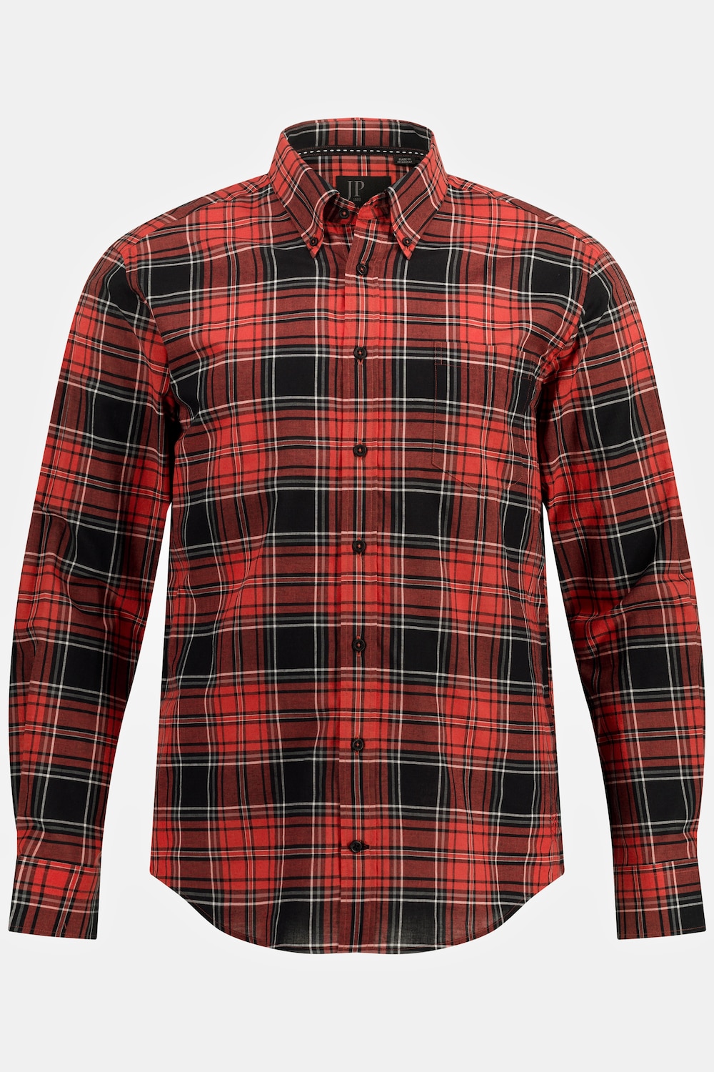 Karohemd, Langarm, Buttondown-Kragen, Modern Fit