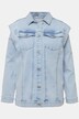Jeansjacke, oversized, Schulter Betonung, Hemdkragen, Langarm