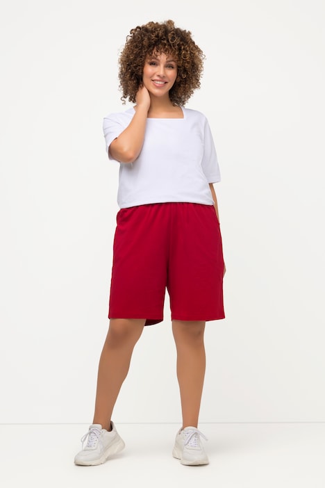 Stretch Knit Bermuda Shorts | Shorts | Pants