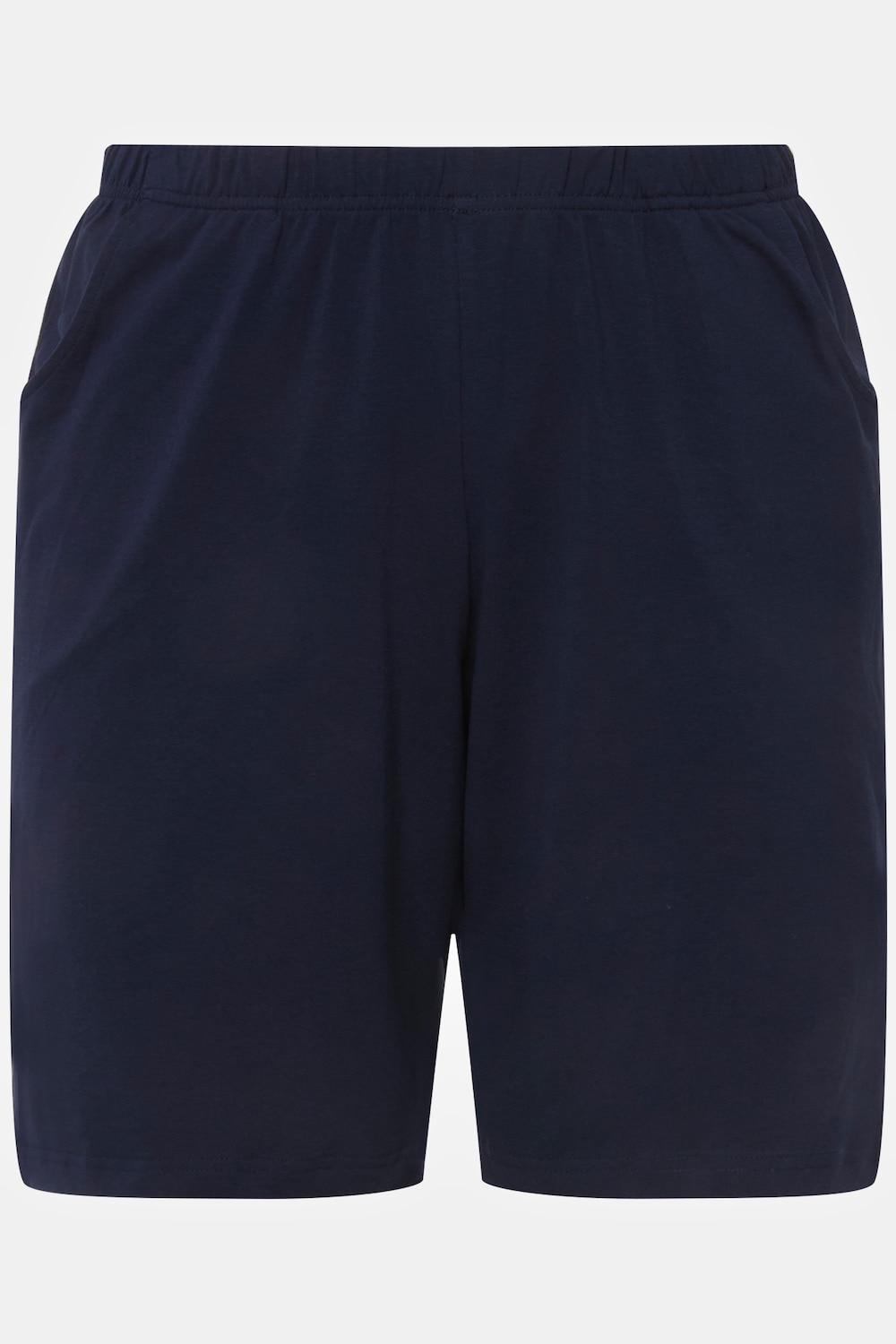 Grote Maten jerseyshorts, Dames, blauw, Maat: 58/60, Katoen, Ulla Popken