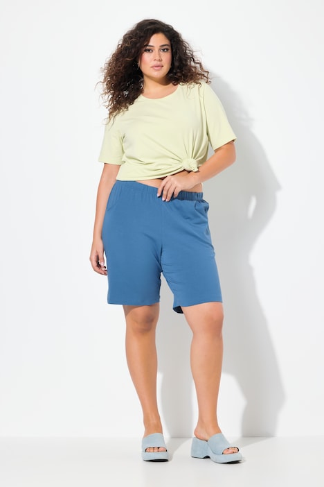 Jersey shorts, zakken, elastische tailleband