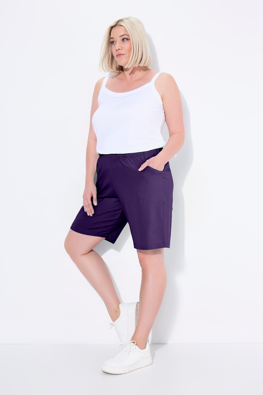 Jerseyshorts, Taschen, Elastikbund