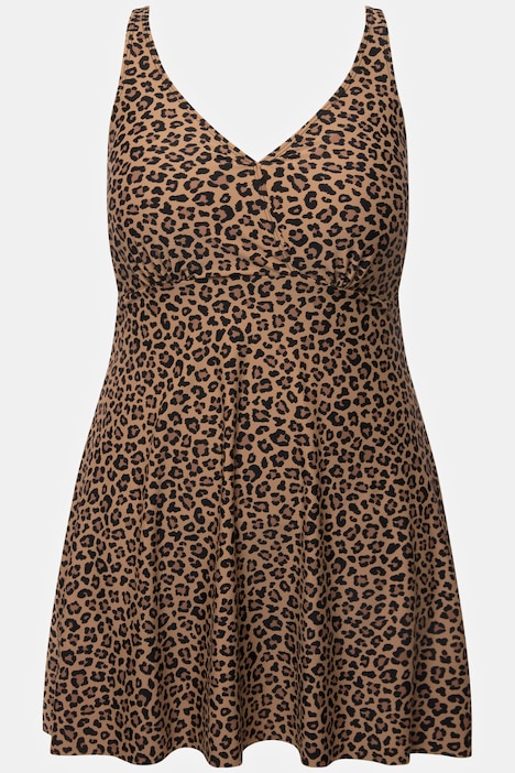 Leopard Print Skirted One Piece Swimsuit | Swimsuits | Swimwear