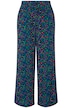 Palácové kalhoty, široké nohavice, barevný leopardí vzor, elastický pas