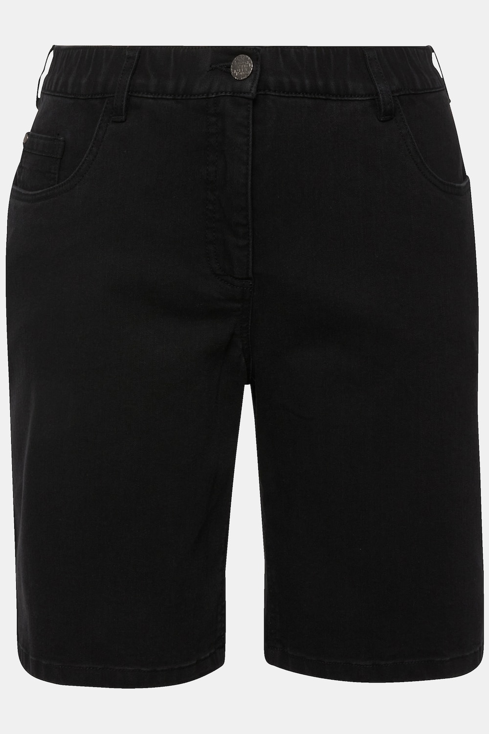 Stora storlekar Jeansshorts Mandy, Dam, svart, storlek: 44, Bomull/Polyester/Viskos, Ulla Popken