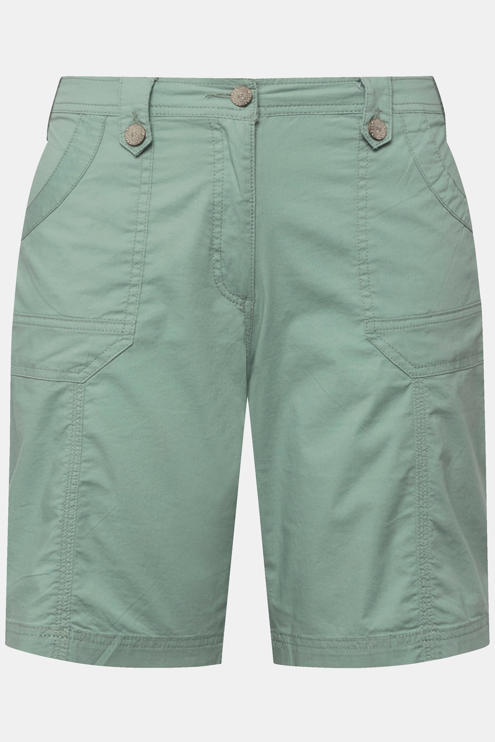 Stora storlekar Cargoshorts, Dam, turkos, storlek: 62, Bomull, Ulla Popken