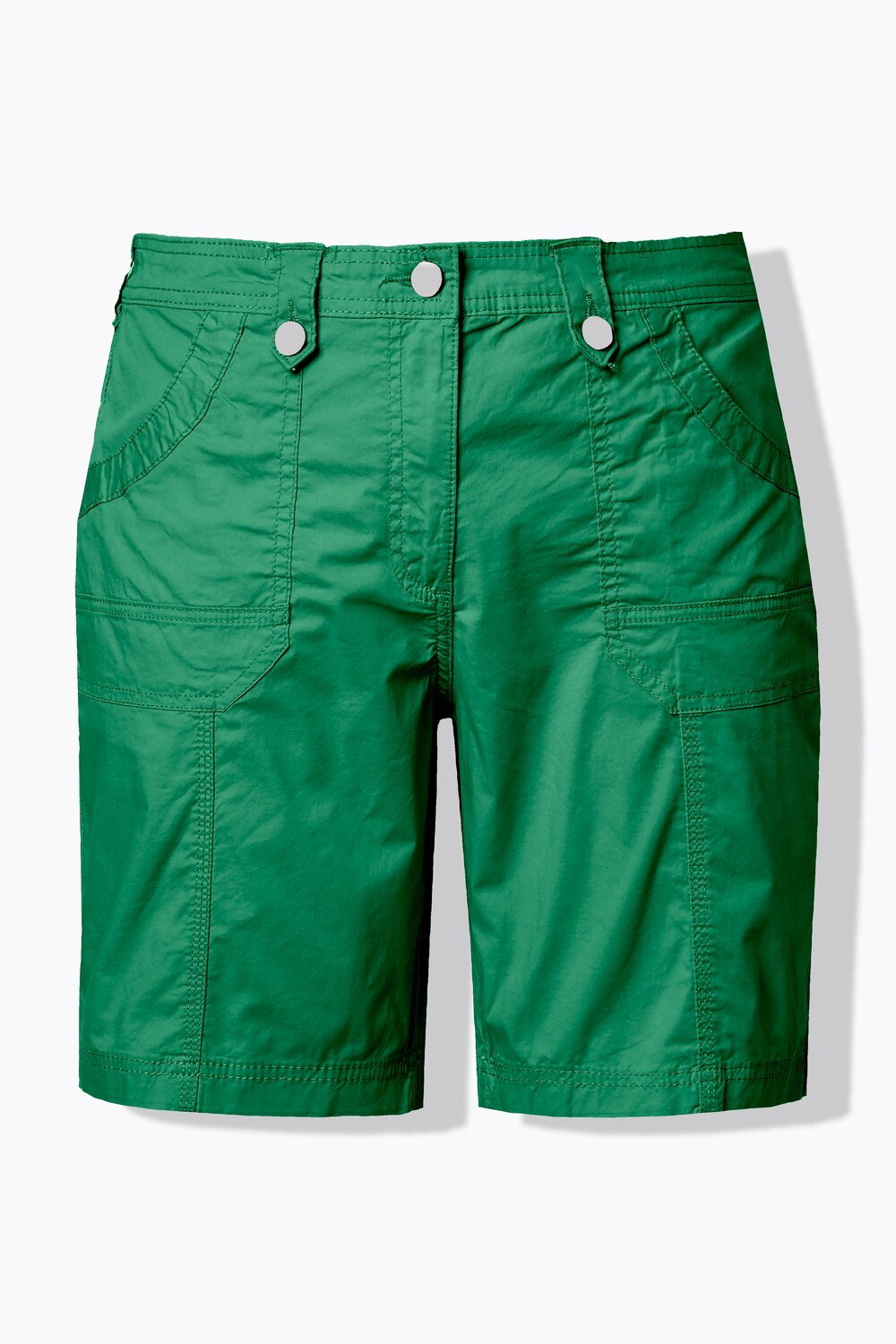 Stora storlekar Cargoshorts, Dam, grön, storlek: 54, Bomull, Ulla Popken