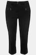 7/8-jeans Mony, elastisk linning, lynlåslommer
