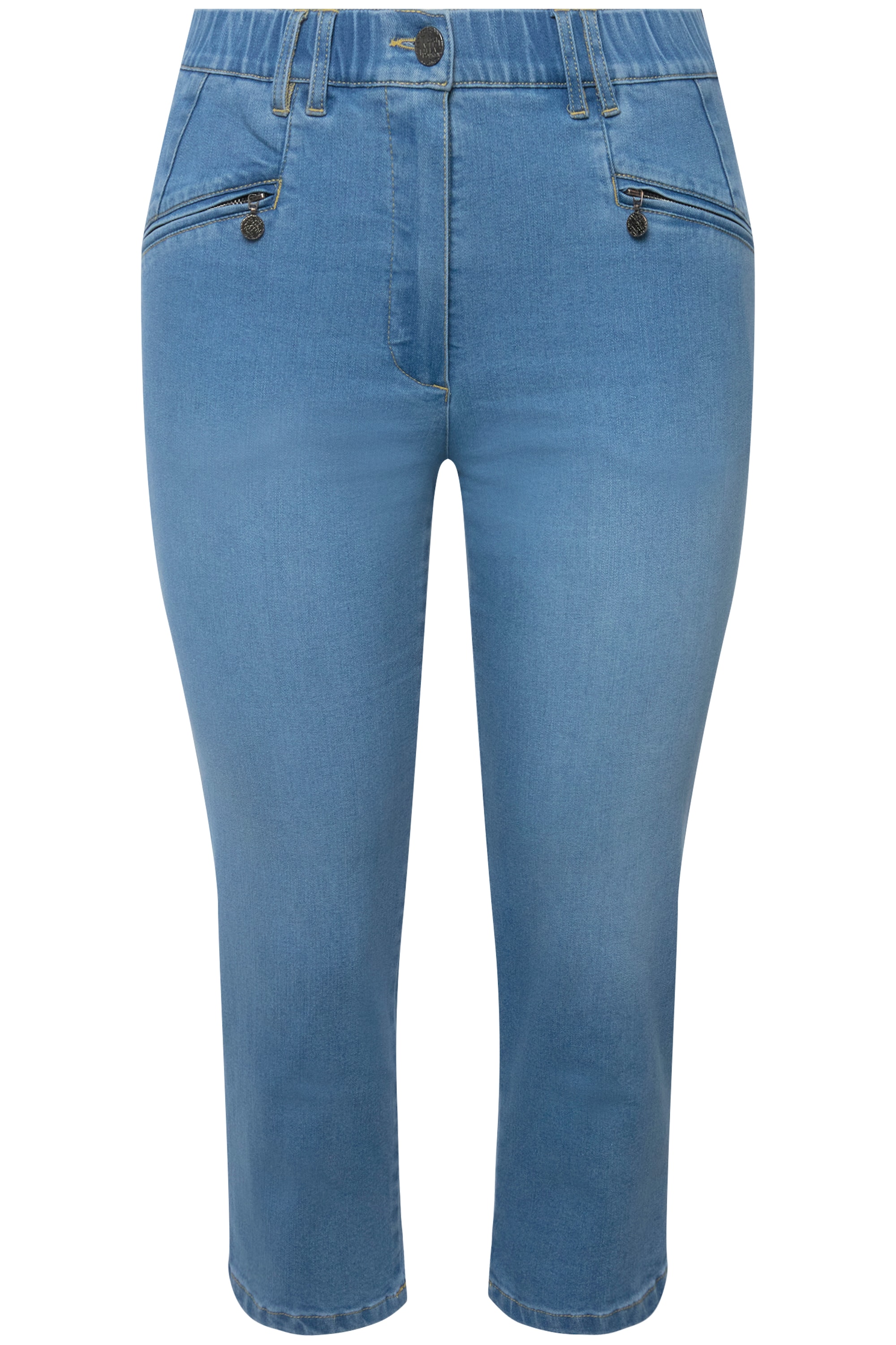 Ulla Popken Damen große Größen 7 8 Jeans Mony Elastikbund