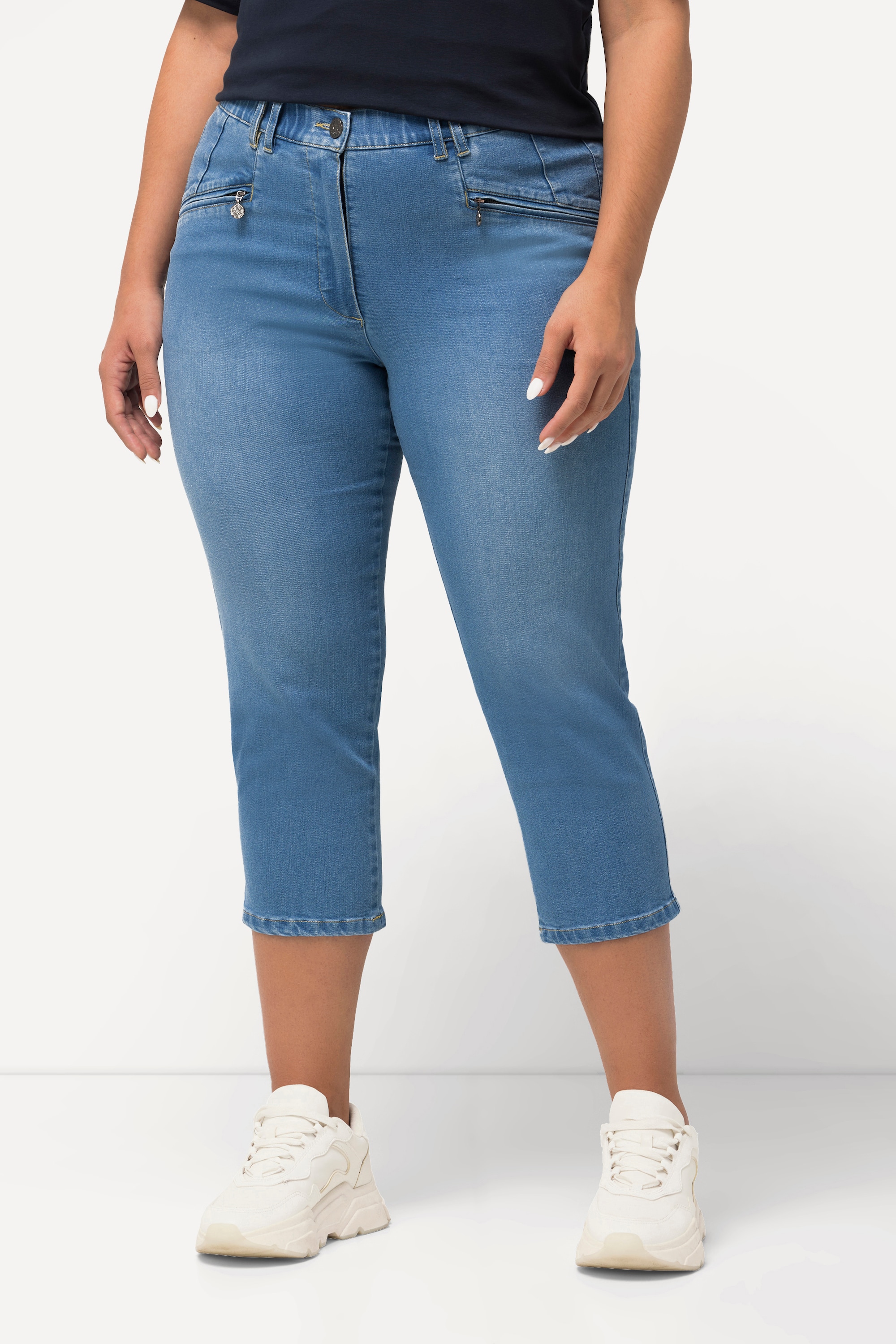Ulla Popken Damen große Größen 7 8 Jeans Mony Elastikbund