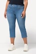 7/8-jeans Mony, elastisk linning, lynlåslommer
