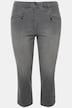 7/8-jeans Mony, elastisk linning, lynlåslommer