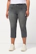 7/8-jeans Mony, elastisk linning, lynlåslommer