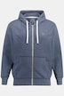 Veste hoodie OEKO-TEX aspect jean, capuche et poche kangourou