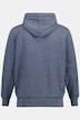 Veste hoodie OEKO-TEX aspect jean, capuche et poche kangourou