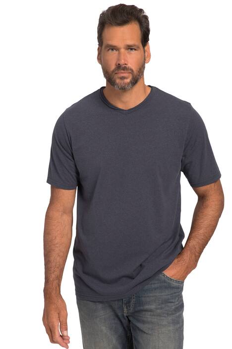 Tričko, krátké rukávy, roztrhaný výstřih do V