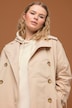 Trenchcoat, oversize, revers, bindebælte