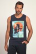 Tanktop, Brustprint, Rundhals