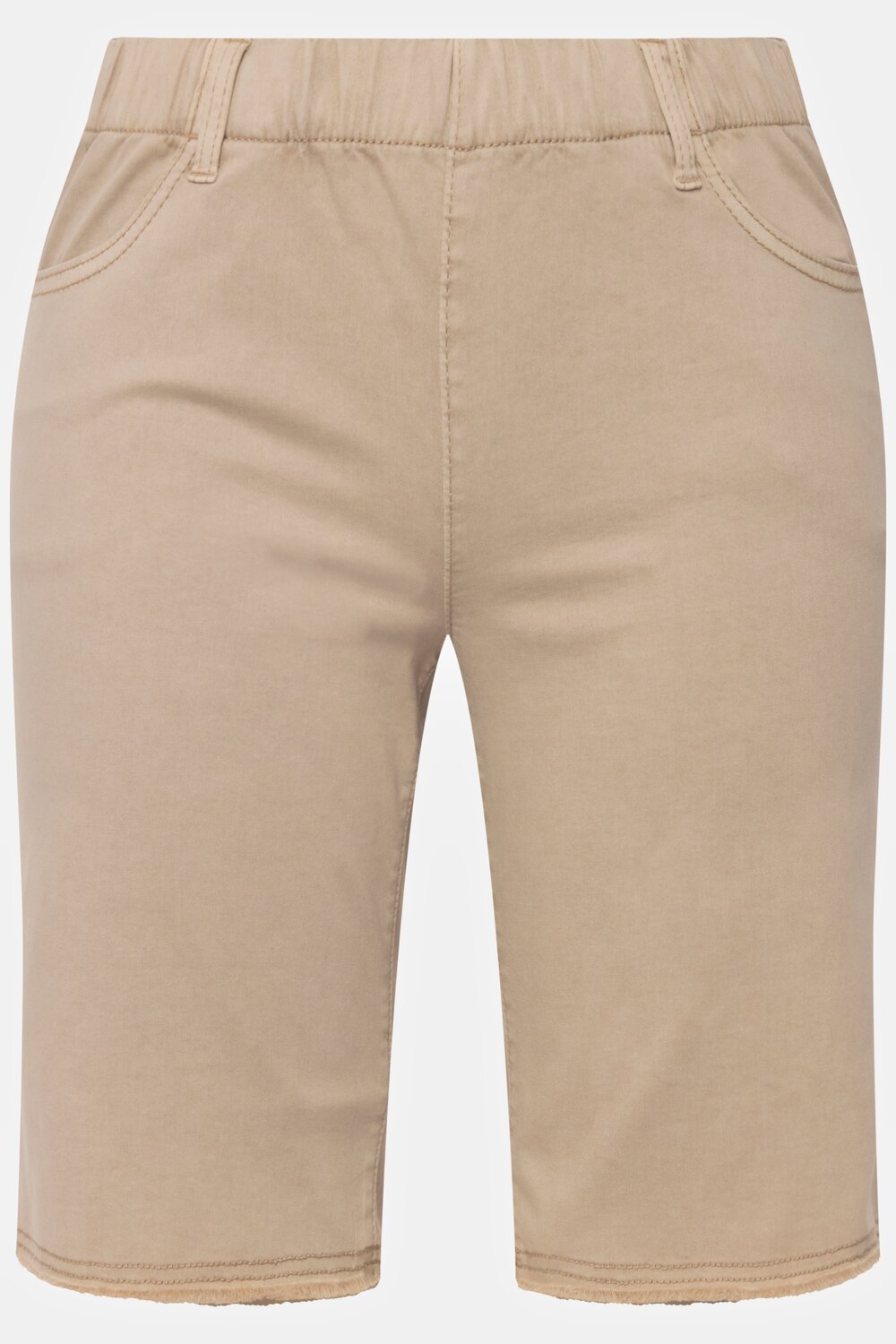 Grote Maten korte broek, Dames, beige, Maat: 62, Katoen/Polyester, Ulla Popken