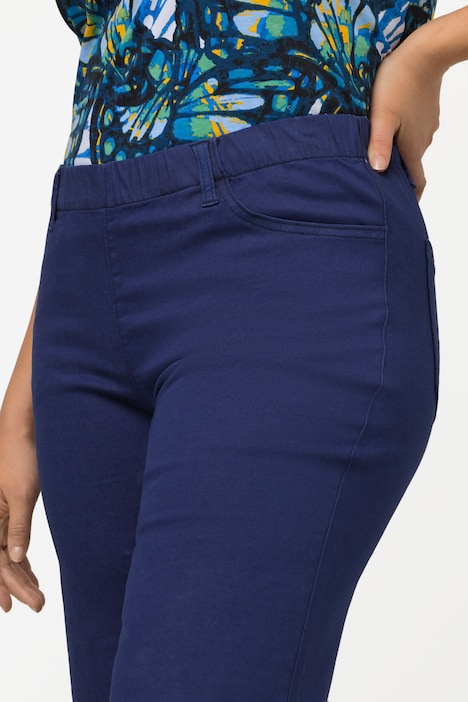 Frayed Hemline Elastic Waistband Bermuda Shorts | Shorts | Pants