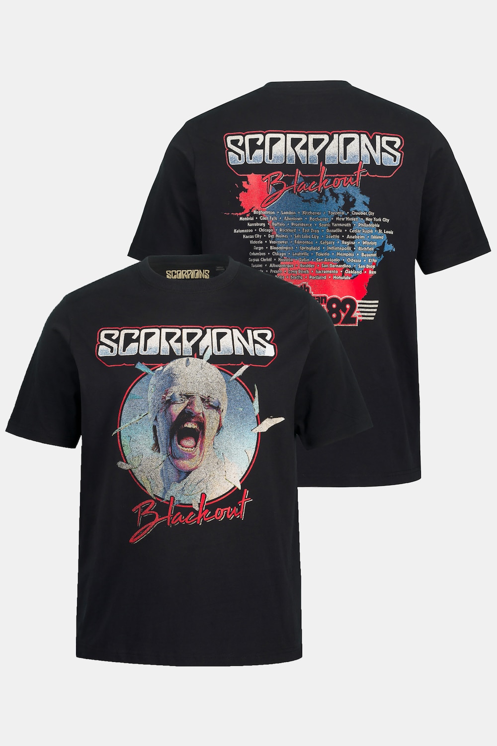 T-Shirt, Bandshirt, Scorpions, Halbarm
