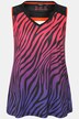 Tanktop, Animalmuster, A-Linie, V-Ausschnitt, ärmellos