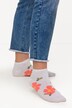 sneakersokken, bloemen, extra korte schacht