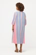 Kaftan, Ethnomuster, A-Linie, Tunika-Ausschnitt, 3/4-Arm