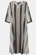 Kaftan, etnomønster, A-linje, tunika-udskæring, 3/4-ærmer