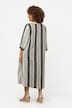 Kaftan, etnomønster, A-linje, tunika-udskæring, 3/4-ærmer