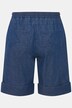 shorts, wijde pijpen, omslag, elastische band