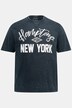 T-Shirt, Halbarm, Used Look, New York Print, Rundhals