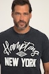 T-Shirt, Halbarm, Used Look, New York Print, Rundhals