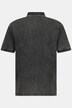 Polo en maille piquée. Col polo et manches courtes. Délavage acid washed.
