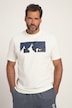 T-shirt, korte mouwen, Mountain-print, ronde hals