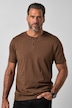 JP 1880 Henley, Buik-Fit, korte mouwen, ronde hals, tot 8XL